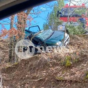 Τραγωδία στην Καστοριά: Νεκρός οδηγός έπειτα από ανατροπή αυτοκινήτου