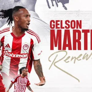 Ο Ολυμπιακός ανανέωσε το συμβόλαιο του Ζέλσον Μαρτίνς