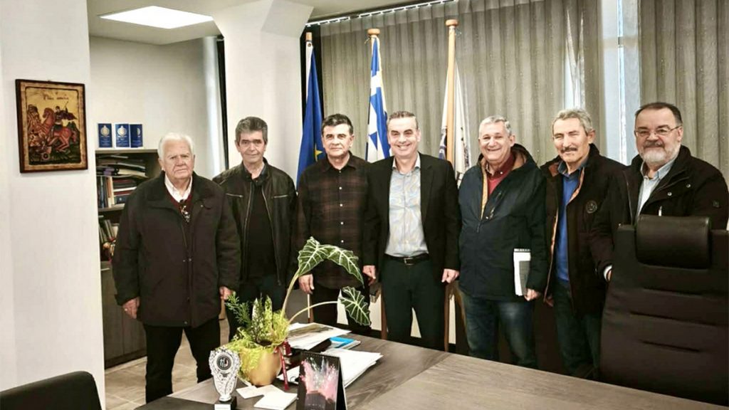 Με τον Δήμαρχο Λεβαδέων συναντήθηκε ο Σύνδεσμος Αποστράτων Σωμάτων Ασφαλείας Βοιωτίας