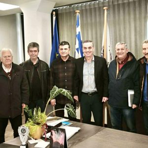 Με τον Δήμαρχο Λεβαδέων συναντήθηκε ο Σύνδεσμος Αποστράτων Σωμάτων Ασφαλείας Βοιωτίας