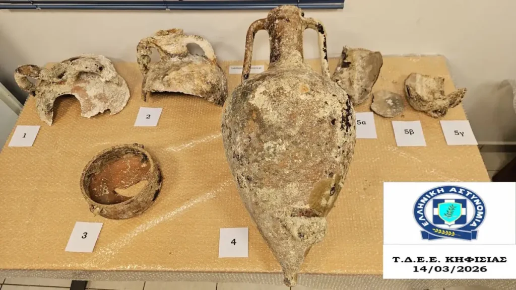 Κηφισιά: Συνελήφθη για αρχαιοκαπηλία πρώην σύντροφος γνωστής ηθοποιού – Είχε καταδικαστεί και για ενδοοικογενειακή βία