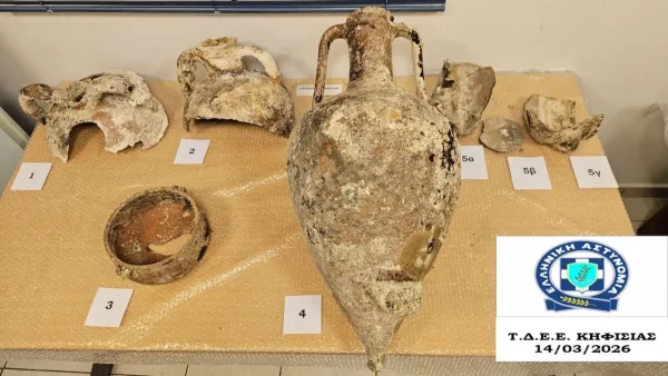 Κηφισιά: Συνελήφθη για αρχαιοκαπηλία πρώην σύντροφος γνωστής ηθοποιού – Είχε καταδικαστεί και για ενδοοικογενειακή βία