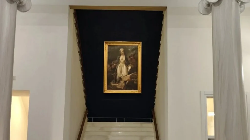 Λίνα Μενδώνη από το Μεσολόγγι: «Σημαντική μέρα για την πόλη και την πατρίδα η έλευση του πίνακα του Ντελακρουά»