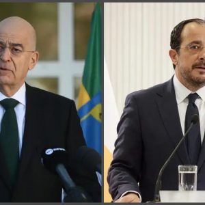 Στην Κύπρο ο Δένδιας – Συνάντηση με τον Χριστοδουλίδη