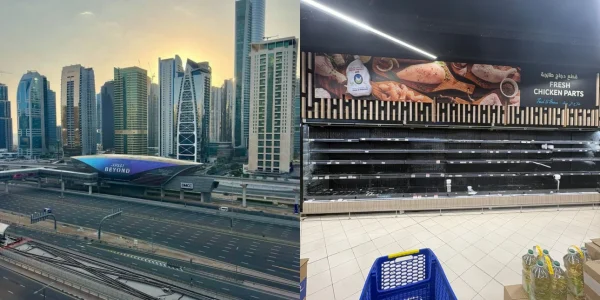 Σοκαριστικά άδειο το Ντουμπάι: Δεν κυκλοφορεί ψυχή στους δρόμους, άδειασαν τα ράφια των σούπερ μάρκετ