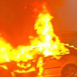 Αλθέα: Αυτοκίνητο τυλίχτηκε στις φλόγες στην λεωφόρο Αθηνών – Σουνίου