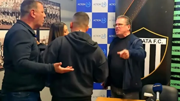 Βίντεο: Επεισόδιο Γεωργούντζου με Σούλη Παπαδόπουλο μετά το παιχνίδι της Καλαμάτας με τη Μαρκό, βίντεο