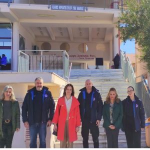 Ενημερωτική δράση για τους μαθητές του 5ου ΓΕΛ Λαμίας από το Τμήμα Πολιτικής Προστασίας του Δήμου Λαμιέων