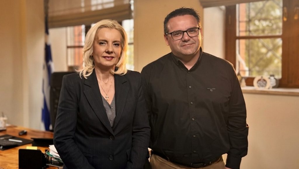 Τη Γενική Γραμματέα Αποκεντρωμένης Διοίκησης υποδέχτηκε ο Δήμαρχος Στυλίδας