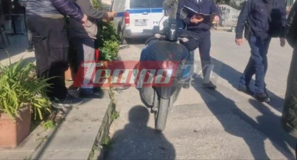 Απίστευτο τροχαίο στην Πάτρα, αυτοκίνητο παρέσυρε 50χρονη πεζή που εκσφενδονίστηκε σε μηχανάκι και κατέληξε σε γλάστρες