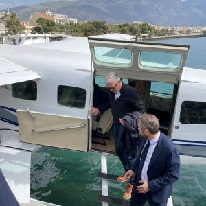 Σημαντική ημέρα για την Ιτέα και το Δήμο Δελφών, καθώς πραγματοποιήθηκε η πρώτη προσθαλάσσωση υδροπλάνου