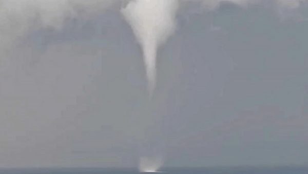 Υδροστρόβιλος έκανε την εμφάνισή του στο Ρέθυμνο – Δείτε το βίντεο