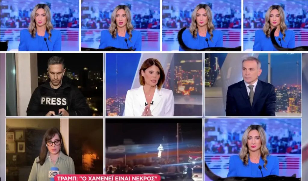 Η γάτα του ΣΚΑΪ έκανε πασαρέλα σε ζωντανή μετάδοση  (Βίντεο)