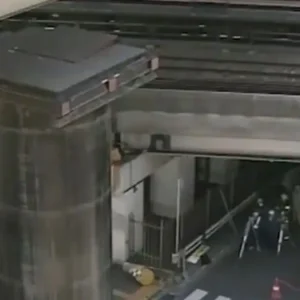 Οσάκα: Γιγάντιος υπόγειος σωλήνας «πετάχτηκε» 13 μέτρα πάνω από το έδαφος