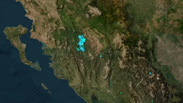 Σεισμός 3,1 Ρίχτερ στη Θεσπρωτία - Κοντά στη Λεπτοκαρυά το επίκεντρο
