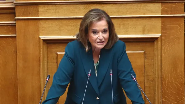 Μπακογιάννη για Τσίπρα και Καρυστιανού: «Δεν απειλούν τη ΝΔ» – Καμπανάκι για «Γαλάζια Πατρίδα» και ελληνοτουρκικά