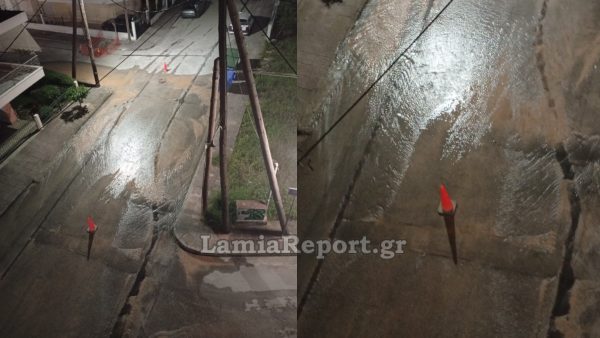 Χωρίς νερό γειτονιά στην Αμφιθέα Λαμίας λόγω βλάβης αγωγού