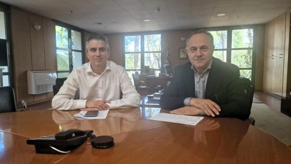 Συνάντηση Πανουργιά Παπαϊωάννου με τον Υπουργό Υποδομών και Μεταφορών