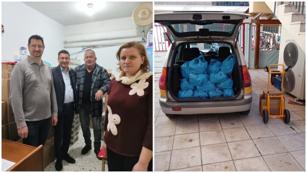 Διανομή αγαθών από το Κοινωνικό Παντοπωλείο του Δήμου Λοκρών (ΦΩΤΟ)