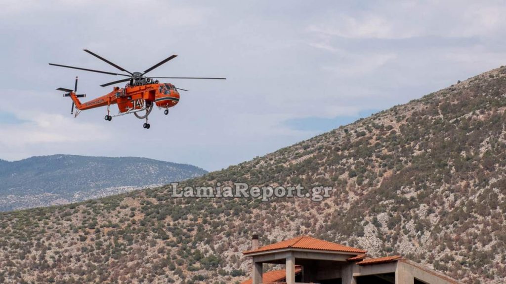 Μεγάλη κινητοποίηση για πυρκαγιά στη Βοιωτία - Στη μάχη τέσσερα εναέρια μέσα