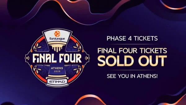 Euroleague: Εξαντλήθηκαν τα εισιτήρια για το Final Four της Αθήνας