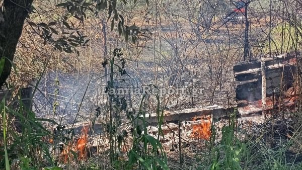 Πυρκαγιά σε αγροτική έκταση στο Κόμμα Λαμίας