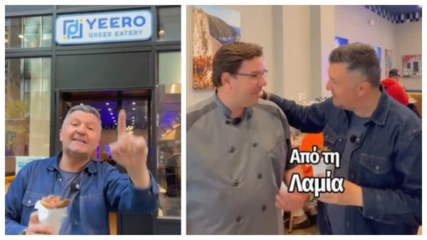 Ο Ηλίας Παππάς από τη Λαμία δημιουργεί ουρές χιλιομέτρων στην Times Square με το πιτόγυρό του!