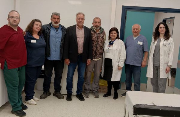 Στο Κέντρο Υγείας Διστόμου ο Διοικητής της 5ης ΥΠΕ Φώτης Σερέτης