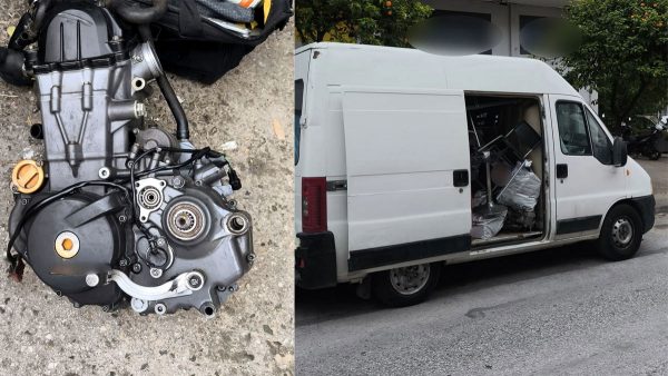 Έκλεβαν μοτοσυκλέτες και τις έκαναν ανταλλακτικά - Το λευκό βαν που ενεργούσε και στη Στερεά