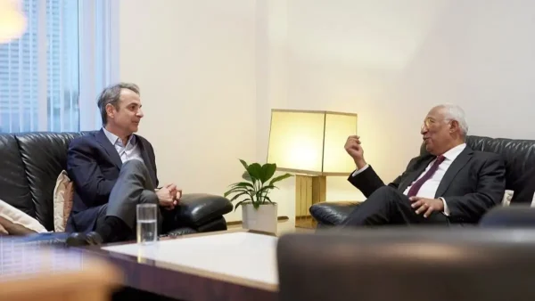 Συνάντηση Κυριάκου Μητσοτάκη με τον Αντόνιο Κόστα με φόντο τη Μέση Ανατολή και διεθνείς εξελίξεις