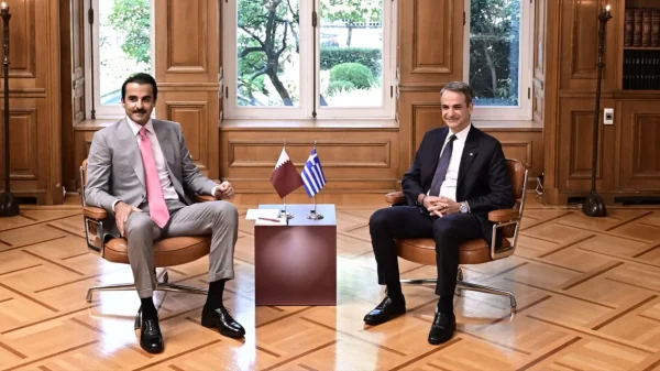 «Ευχαριστώ την Ελλάδα για τη στάση της»: Ο εμίρης του Κατάρ σε Μητσοτάκη με μηνύματα για νέες επενδύσεις και επαίνους για την ελληνική οικονομία
