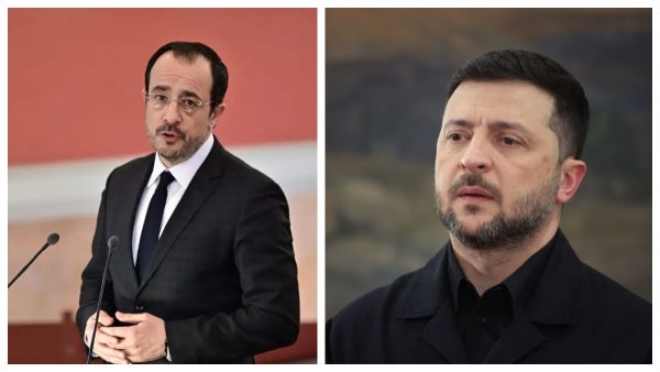 Στην Κύπρο ο Ζελένσκι - Απέφυγε να απαντήσει για την τουρκική κατοχή