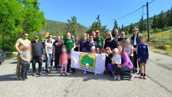 Ο Όμιλος Φίλων Δάσους Λαμίας σε συνεργασία με το 2ο Νηπιαγωγείο Στυλίδας πραγματοποίησαν δενδροφύτευση