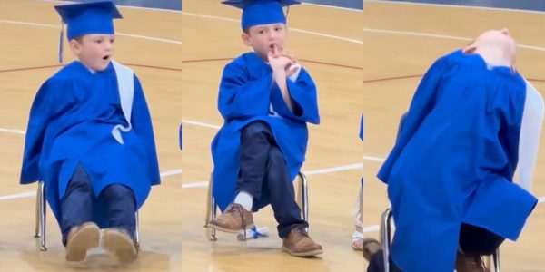 Τρελό viral: 6χρονος περνά από όλα τα στάδια βαρεμάρας στην τελετή αποφοίτησης από το νηπιαγωγείο (BINTEO)
