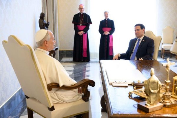Μάρκο Ρούμπιο και Πάπας Λέων συζήτησαν σε «εποικοδομητικο κλίμα» για «διαρκή ειρήνη» στη Μέση Ανατολή