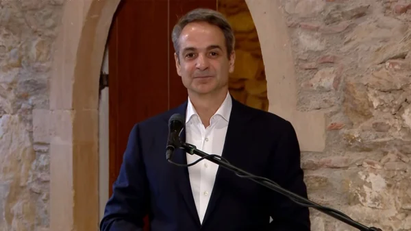 Ο Μητσοτάκης στο Παλάτι των Δεσποτών στον Μυστρά: Ο πολιτισμός αποτελεί αλυσίδα της εθνικής μας ισχύος