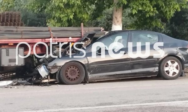 Δεύτερο σοβαρό τροχαίο στη Ζαχάρω μέσα ένα 24ωρο: Αυτοκίνητο εξετράπη της πορείας του και προσέκρουσε σε νταλίκα