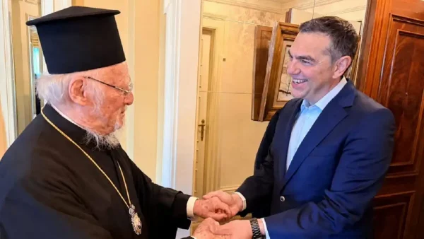 Ο Τσίπρας συναντήθηκε με τον Πατριάρχη Βαρθολομαίο – Συζήτησαν τις διεθνείς εξελίξεις