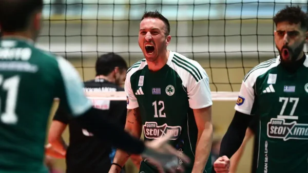 Παναθηναϊκός – ΠΑΟΚ 3-2: Οι πράσινοι πήραν τη ματσάρα και έκαναν το 2-1 στους τελικούς της Volley League