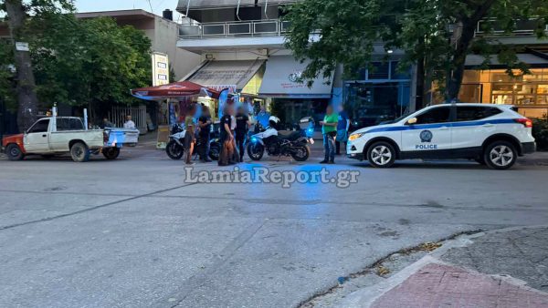 Λαμία: Τροχαίο με ντελιβερά έξω από τον Άγιο Αθανάσιο