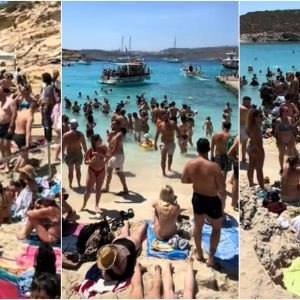 «Βουλιάζει» από τουρίστες η Μάλτα: Ακραίες εικόνες συνωστισμού σε παραλίες και περπάτημα σε σοκάκια μετ' εμποδίων, δείτε βίντεο