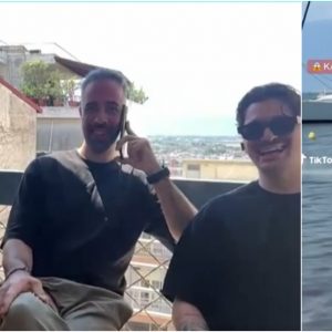 Η παρέα των Λαμιωτών που μας τρόλαρε παριστάνοντας τους καρχαρίες στα Μελίσσια (ΒΙΝΤΕΟ)