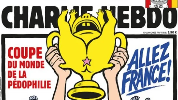 Προκλητικό εξώφυλλο του Charlie Hebdo ενόψει του Μουντιάλ 2026 μετά τη δολοφονία της 11χρονης Lyhanna: «Γαλλία ολέ, για το Μουντιάλ της παιδοφιλίας»