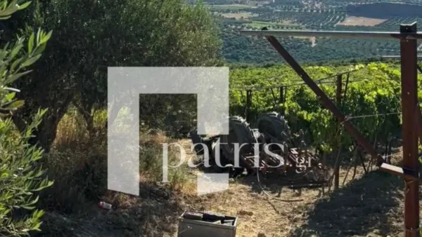 Ηράκλειο: Χωρίς τις αισθήσεις του 60χρονος που καταπλακώθηκε από τρακτέρ