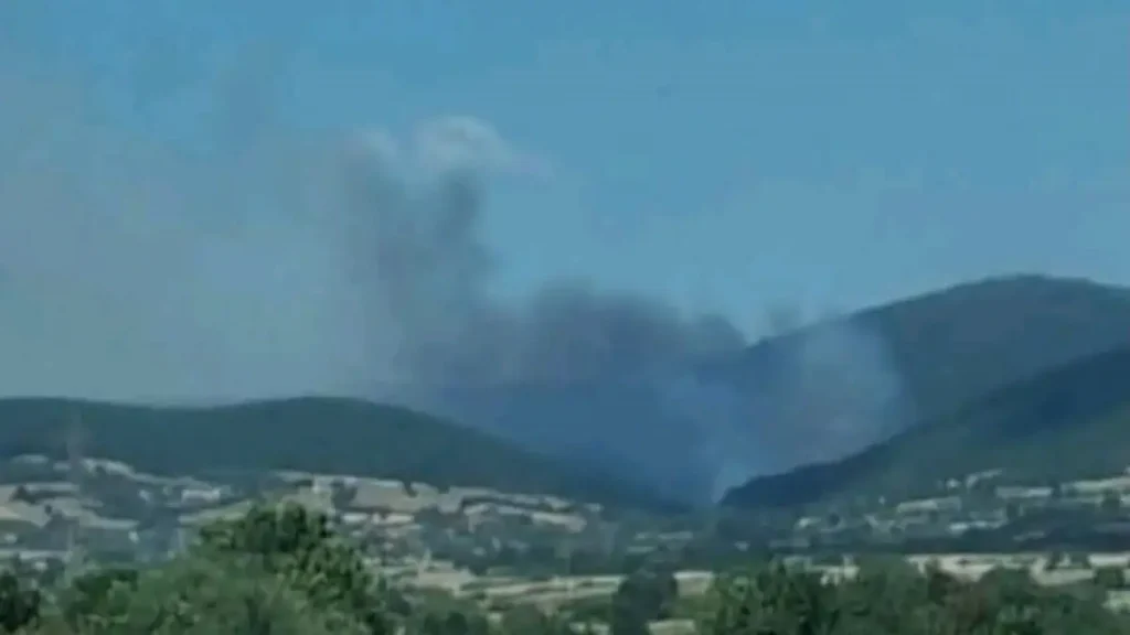 Φωτιά στη Ροδόπη: Καίει αγροτοδασική έκταση στην Παλαιά Κρωβύλη, σηκώθηκαν 5 αεροσκάφη