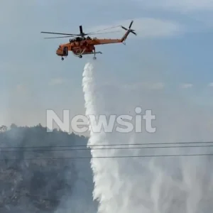 Φωτιά στο Λουτράκι: Συνελήφθη 70χρονος Γάλλος που εκτελούσε αγροτικές εργασίες με χορτοκοπτικό
