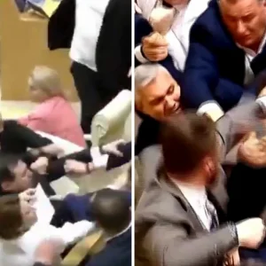 Χάος στο Κοινοβούλιο της Γεωργίας: Βουλευτές πιάστηκαν στα χέρια μέσα στην Ολομέλεια – Δείτε το βίντεο