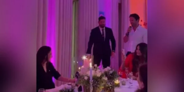 Η έκπληξη του Κωνσταντίνου Αργυρού στην Αλεξάνδρα Νίκα για τα γενέθλιά της στο πάρτι της Κριθαριώτη