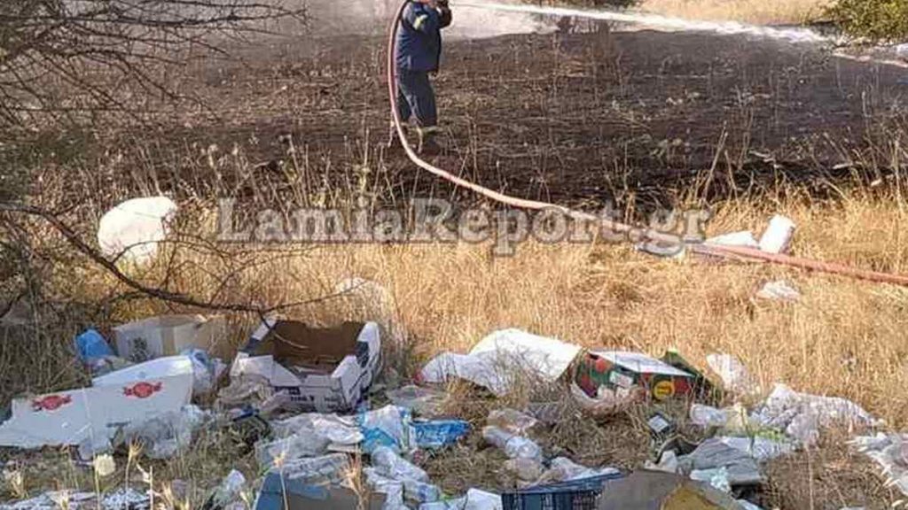 Επικίνδυνη πυρκαγιά στην Καμηλόβρυση - Παρουσία αστυνομικών η κατάσβεση