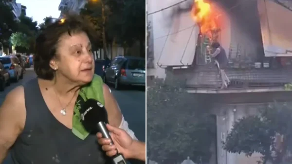 «Μου έδωσαν ελπίδα, μου φώναζαν πήδα και με έπιασαν», η ηλικιωμένη περιγράφει πώς έπεσε από το φλεγόμενο σπίτι της Καλλιθέας πάνω στον κόσμο